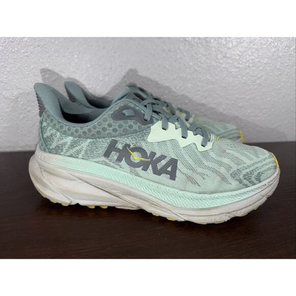 Hoka One One Challenger ATR 7 Running Shoes Sneakers Green Womens Size 9 B - Picture 4 of 12
